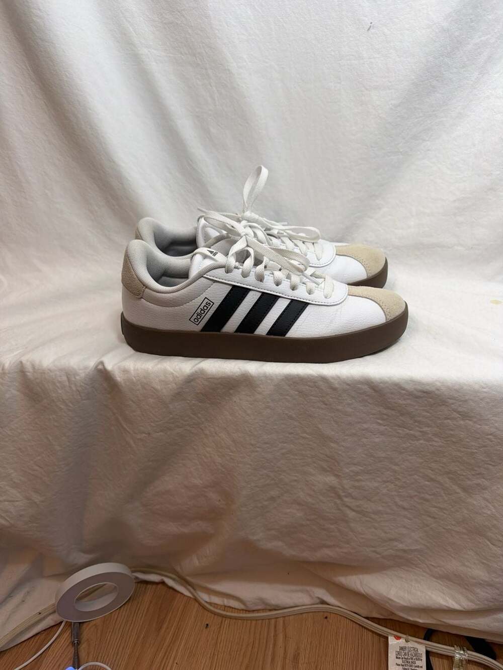 adidas Women's VL Court 3.0 Shoes White/Core Black/Gum